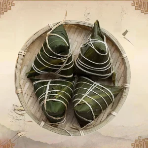 Traditional Rice Dumplings Zongzi 12pcs Dragon Boat Festival Mini Gift Box With Handle ThreadHoneyJujube